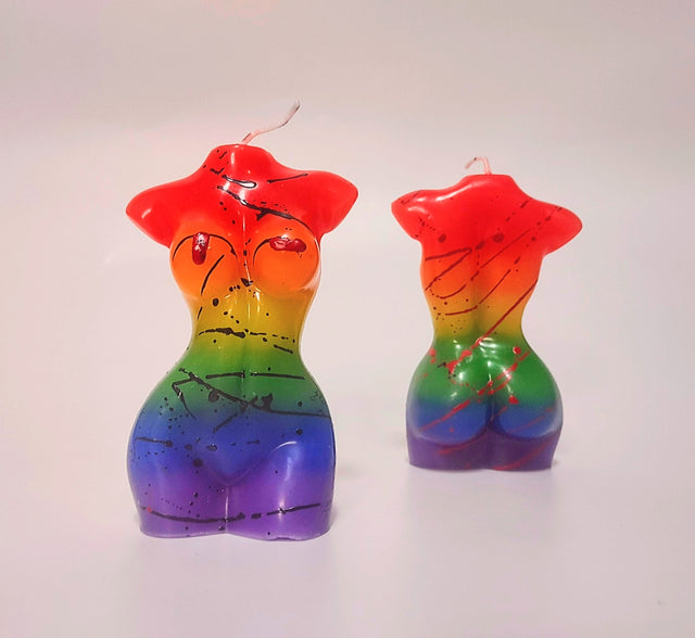 P.R.I.D.E.  S&M 3D (Rainbow) Candles