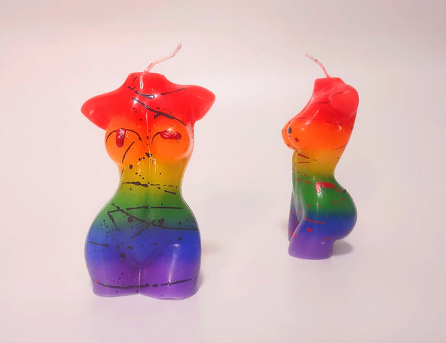 P.R.I.D.E.  S&M 3D (Rainbow) Candles